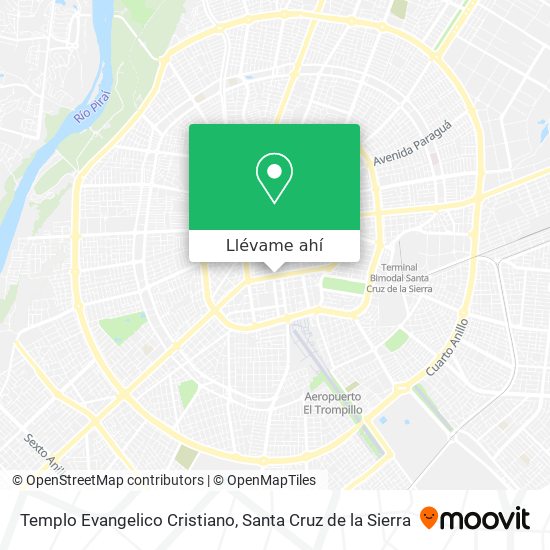 Mapa de Templo Evangelico Cristiano