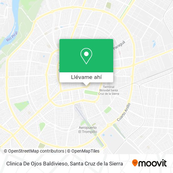 Mapa de Clinica De Ojos Baldivieso