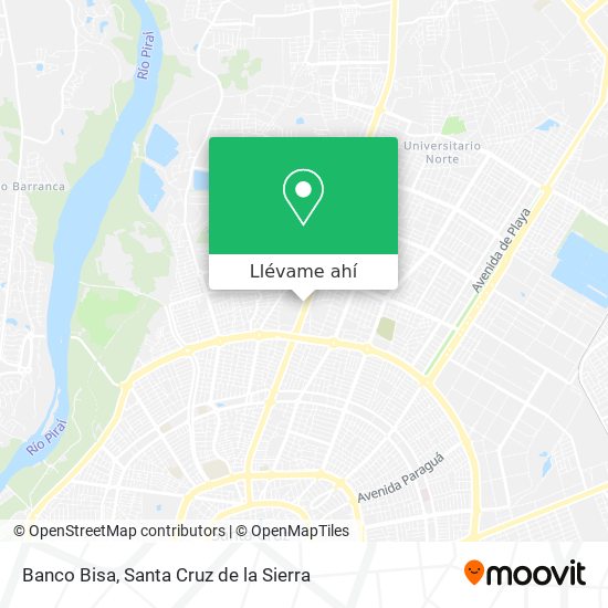 Mapa de Banco Bisa