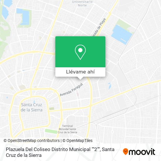 Mapa de Plazuela Del Coliseo Distrito Municipal ""2""