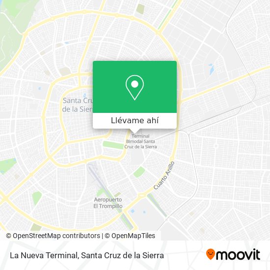 Mapa de La Nueva Terminal