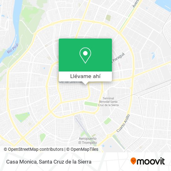 Mapa de Casa Monica