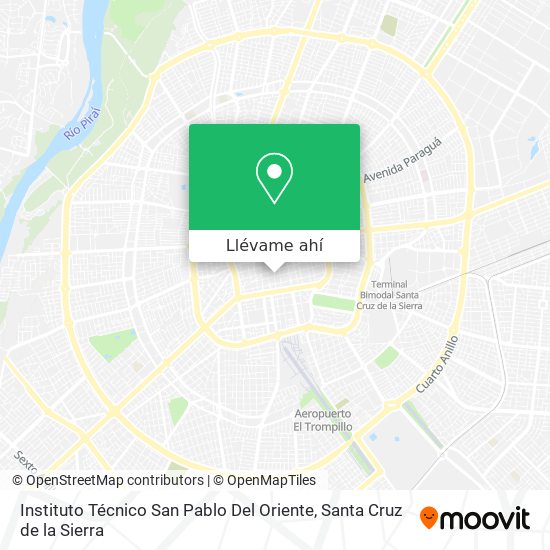 Mapa de Instituto Técnico San Pablo Del Oriente