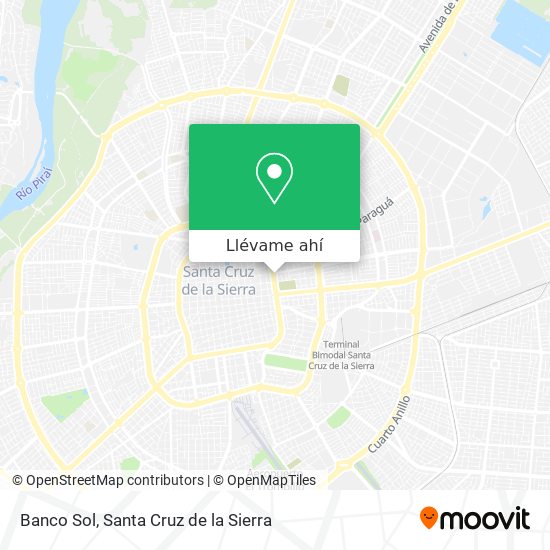 Mapa de Banco Sol