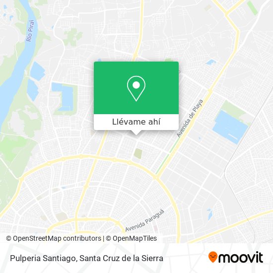 Mapa de Pulperia Santiago