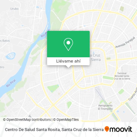 Mapa de Centro De Salud Santa Rosita