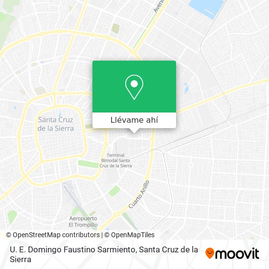 Mapa de U. E. Domingo Faustino Sarmiento