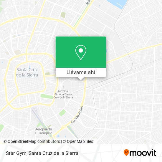 Mapa de Star Gym