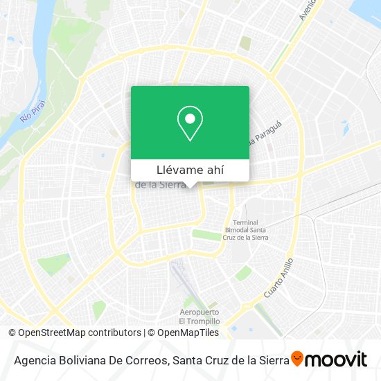 Mapa de Agencia Boliviana De Correos