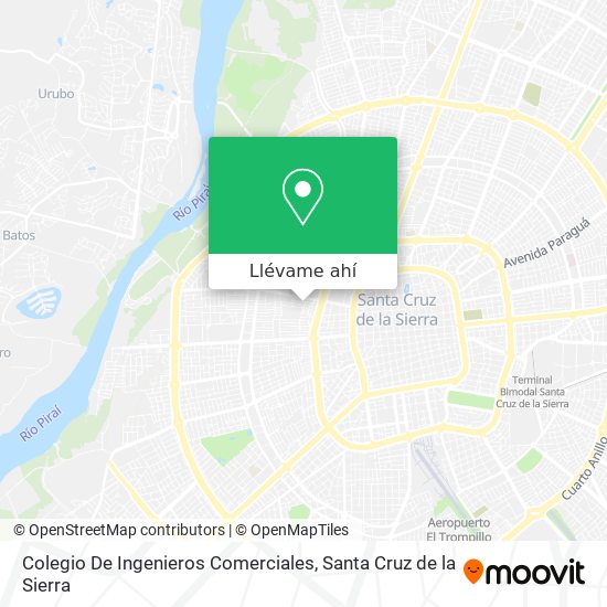 Mapa de Colegio De Ingenieros Comerciales