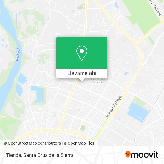 Mapa de Tienda