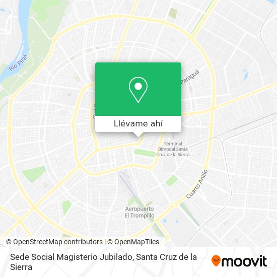 Mapa de Sede Social Magisterio Jubilado