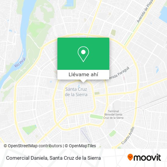 Mapa de Comercial Daniela