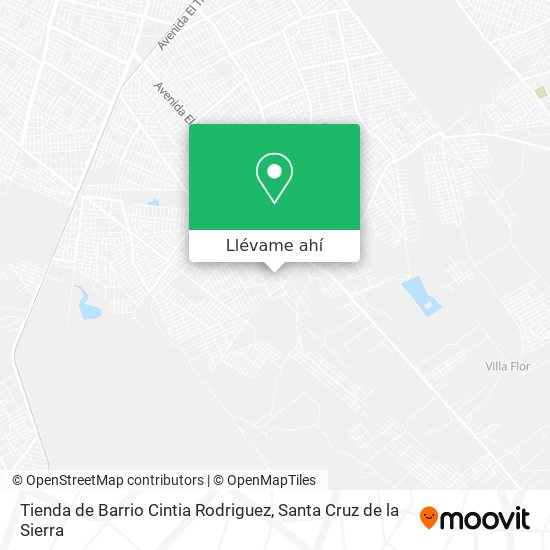 Mapa de Tienda de Barrio Cintia Rodriguez