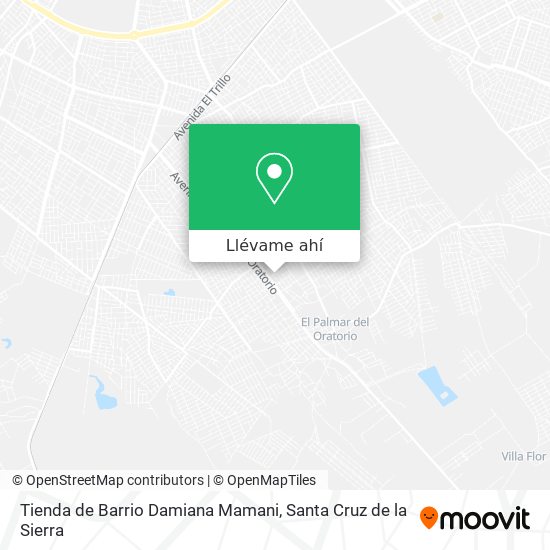 Mapa de Tienda de Barrio Damiana Mamani