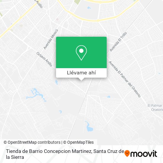 Mapa de Tienda de Barrio Concepcion Martinez