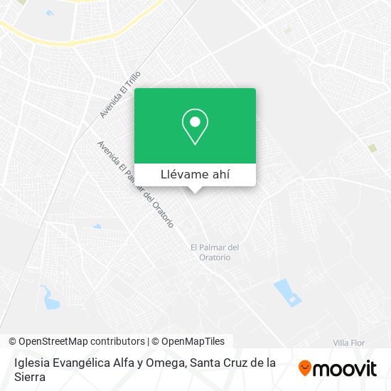 C mo llegar a Iglesia Evang lica Alfa y Omega en Santa Cruz De La