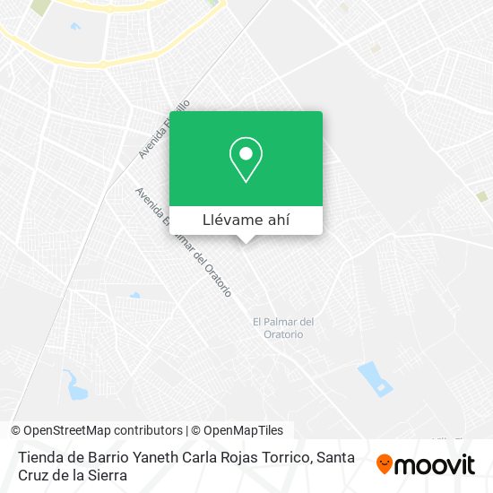 Mapa de Tienda de Barrio Yaneth Carla Rojas Torrico