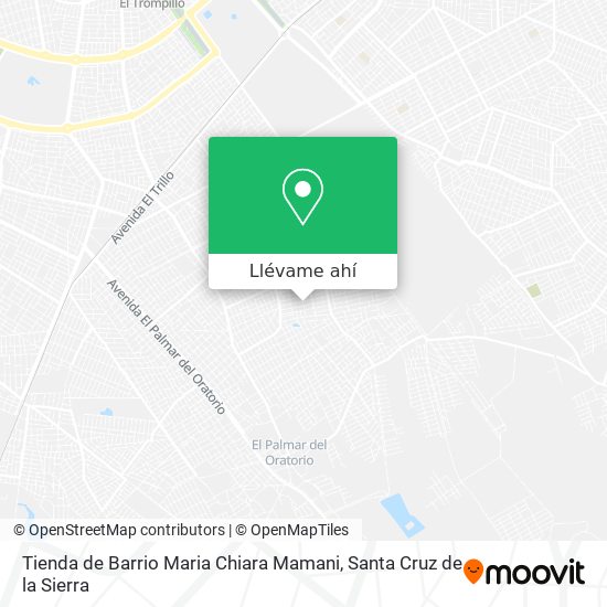 Mapa de Tienda de Barrio Maria Chiara Mamani