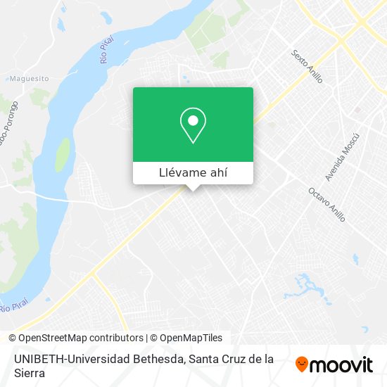 Mapa de UNIBETH-Universidad Bethesda