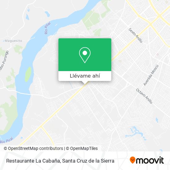 Mapa de Restaurante La Cabaña