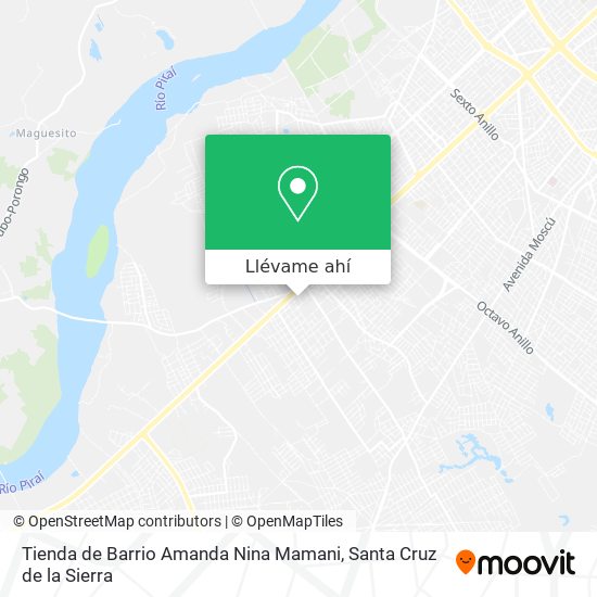 Mapa de Tienda de Barrio Amanda Nina Mamani