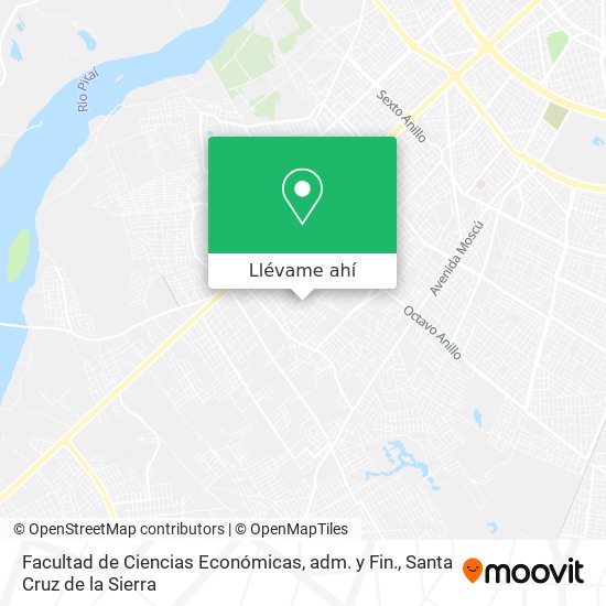 Mapa de Facultad de Ciencias Económicas, adm. y Fin.