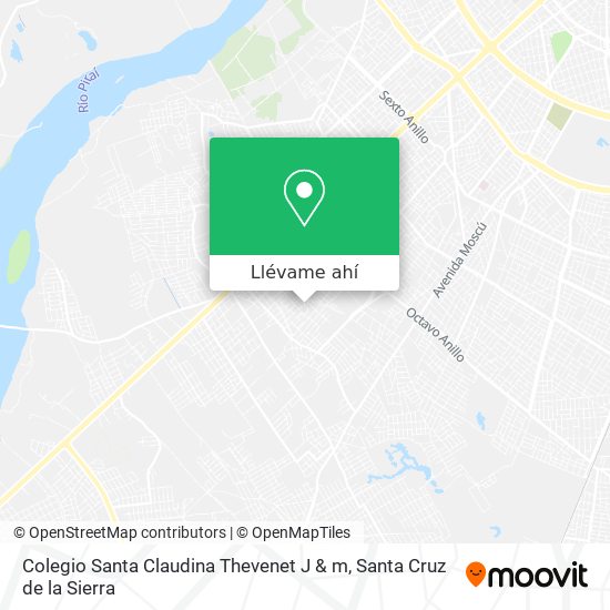 Mapa de Colegio Santa Claudina Thevenet J & m