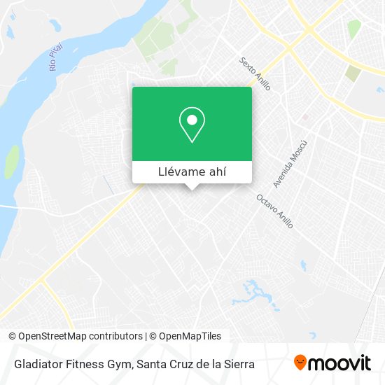 Mapa de Gladiator Fitness Gym