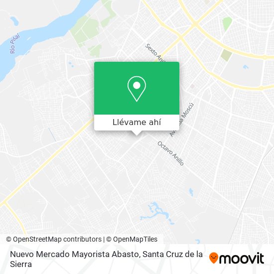 Mapa de Nuevo Mercado Mayorista Abasto