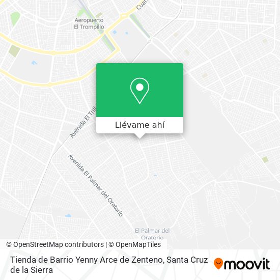 Mapa de Tienda de Barrio Yenny Arce de Zenteno