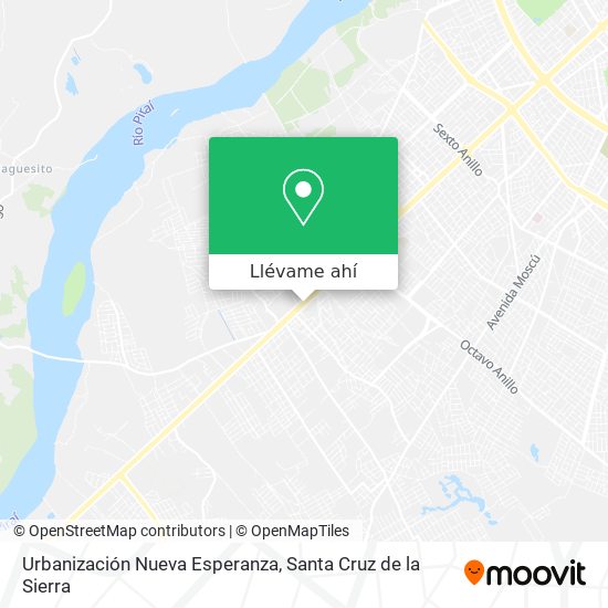 Mapa de Urbanización Nueva Esperanza