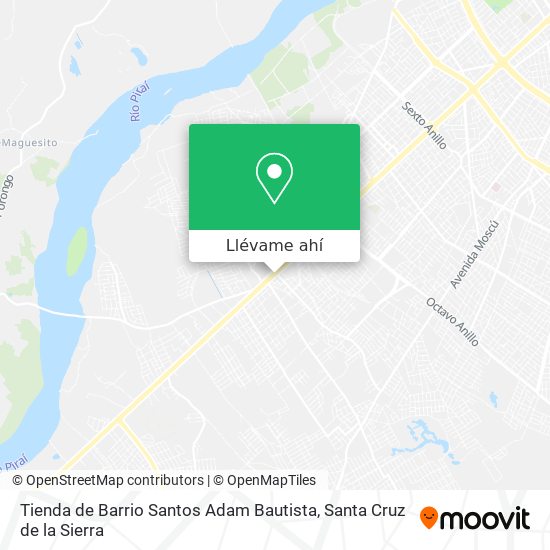 Mapa de Tienda de Barrio Santos Adam Bautista