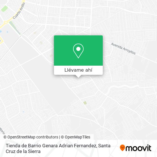 Mapa de Tienda de Barrio Genara Adrian Fernandez
