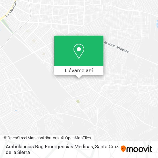 Mapa de Ambulancias Bag Emergencias Médicas