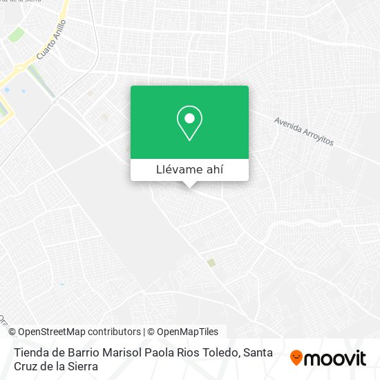 Mapa de Tienda de Barrio Marisol Paola Rios Toledo