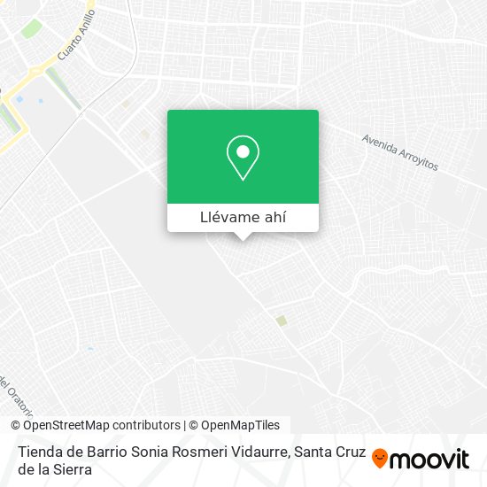 Mapa de Tienda de Barrio Sonia Rosmeri Vidaurre