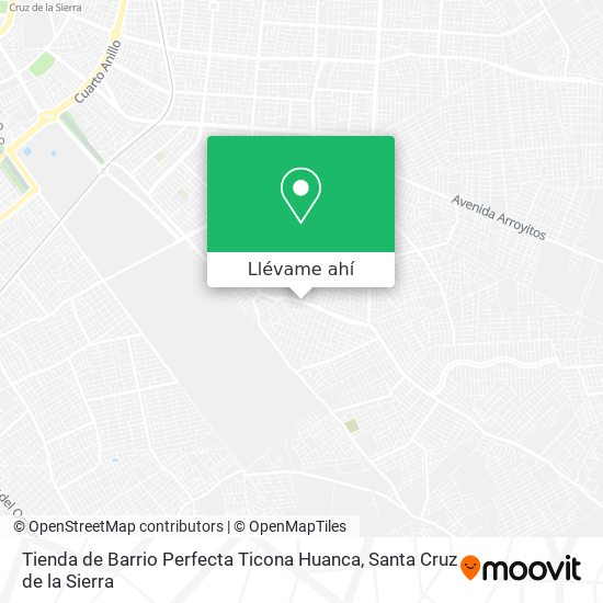 Mapa de Tienda de Barrio Perfecta Ticona Huanca