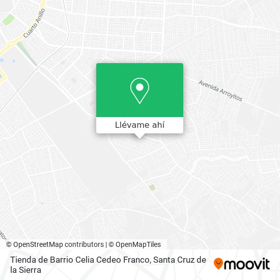 Mapa de Tienda de Barrio Celia Cedeo Franco