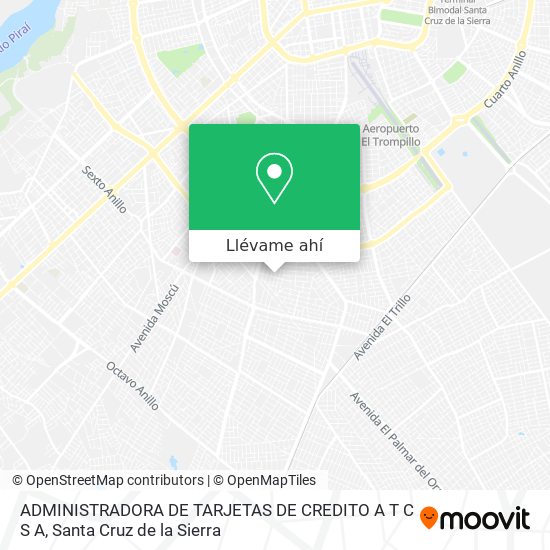 Mapa de ADMINISTRADORA DE TARJETAS DE CREDITO A T C S A