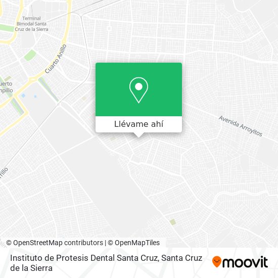 Mapa de Instituto de Protesis Dental Santa Cruz