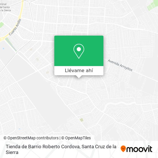 Mapa de Tienda de Barrio Roberto Cordova