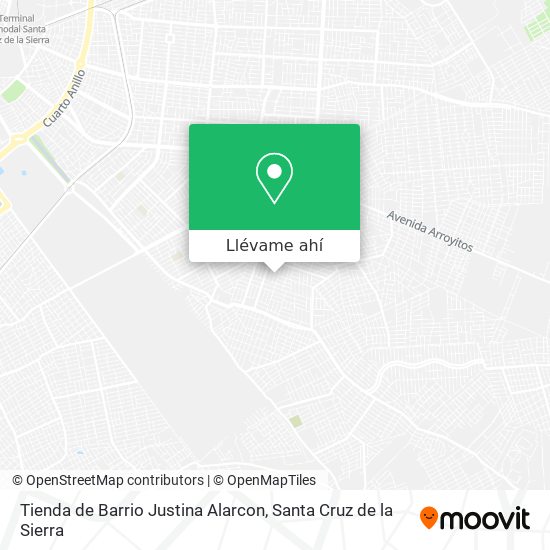 Mapa de Tienda de Barrio Justina Alarcon