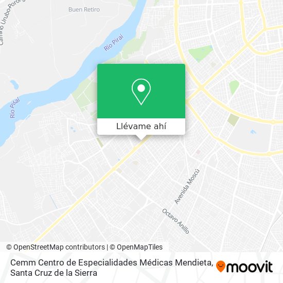 Mapa de Cemm Centro de Especialidades Médicas Mendieta