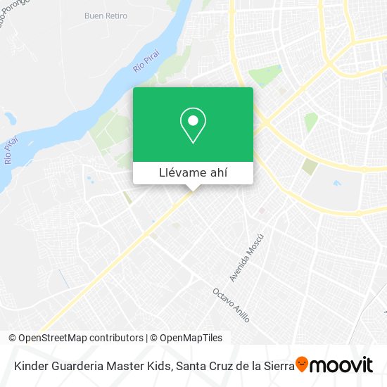 Mapa de Kinder Guarderia Master Kids