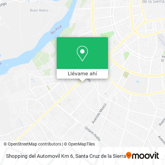 Mapa de Shopping del Automovil Km 6