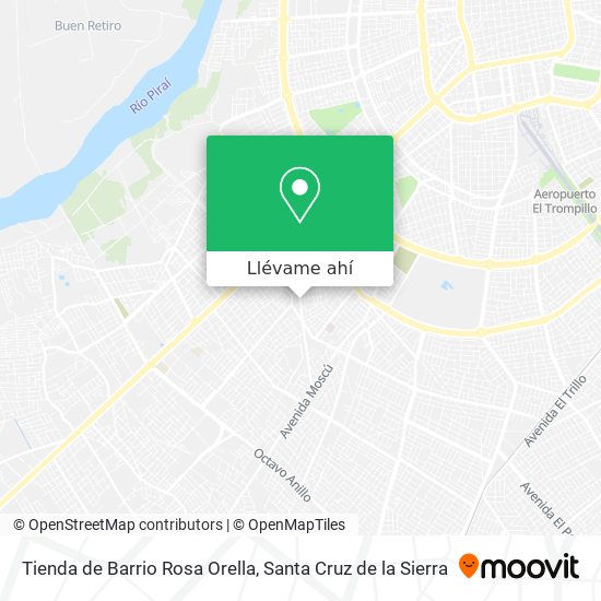 Mapa de Tienda de Barrio Rosa Orella