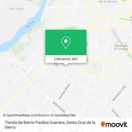 Mapa de Tienda de Barrio Paulina Guevara