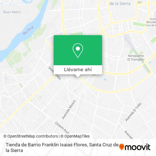 Mapa de Tienda de Barrio Franklin Isaias Flores