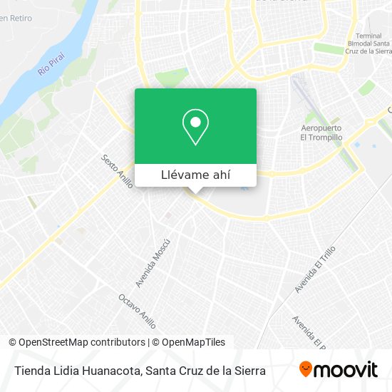 Mapa de Tienda Lidia Huanacota